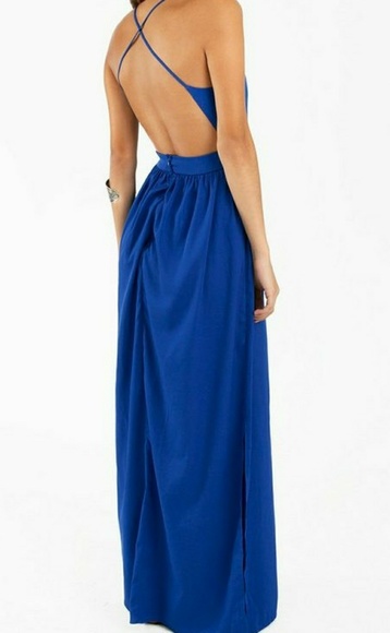 Tobi Dresses & Skirts - TOBI X Open Back Backless Maxi Gown Prom